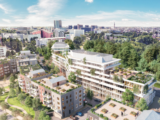 Grand prix régional de la FPI, le programme Sensorium accueillera entre autres 135 logements à la Madeleine. Une opération signée Sogeprom-Projectim et Bouygues Immobilier attendue fin 2024.